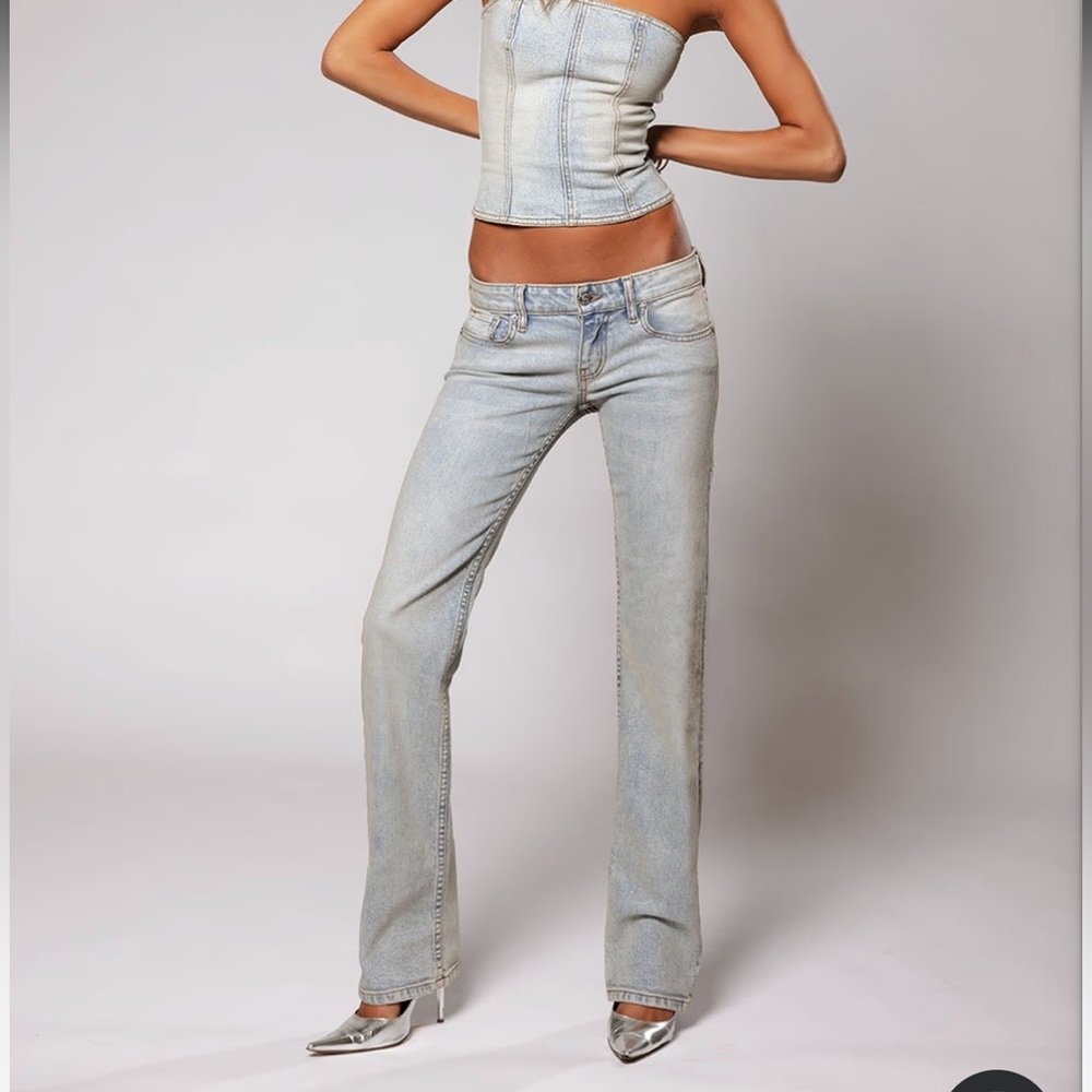 Revice Starlight Skinny / Straight Heaven's Own Ultra Low Rise Jeans 23 XS
